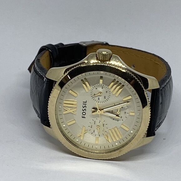 Fossil Cecile AM4510 Women's Black Leather Analog Dial Quartz Wrist Watch XR920 - Picture 7 of 12